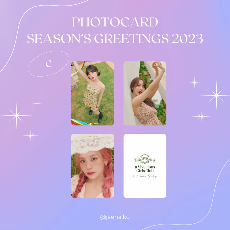 [VIVIZ] PHOTOCARD SEASON’S GREETINGS 2023 VIVIZ ‼️BACA DESKRIPSI‼️