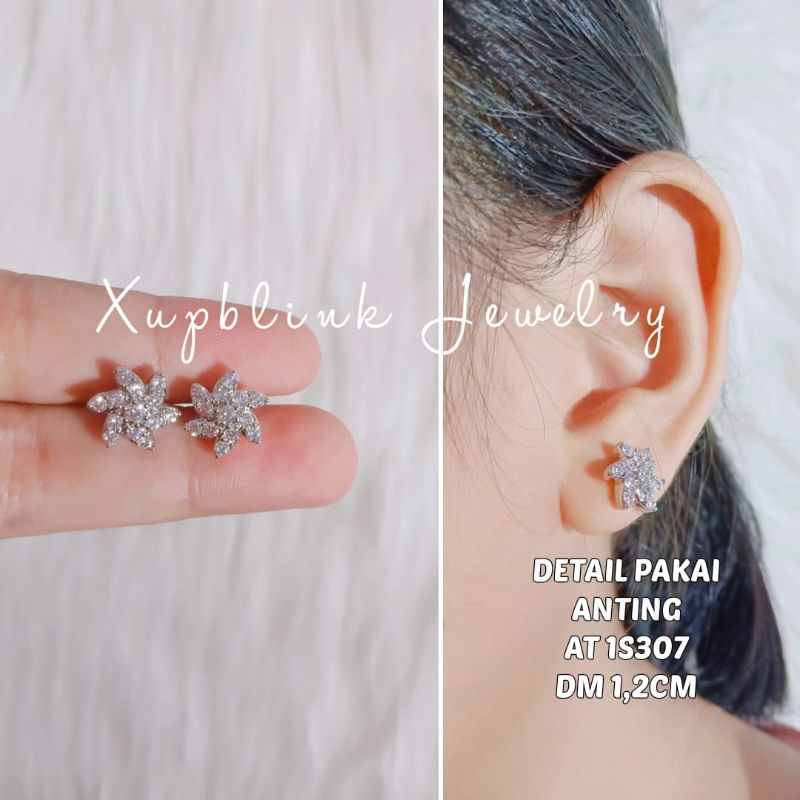 Anting Giwang Titanium Wanita Xupblink Jewelry