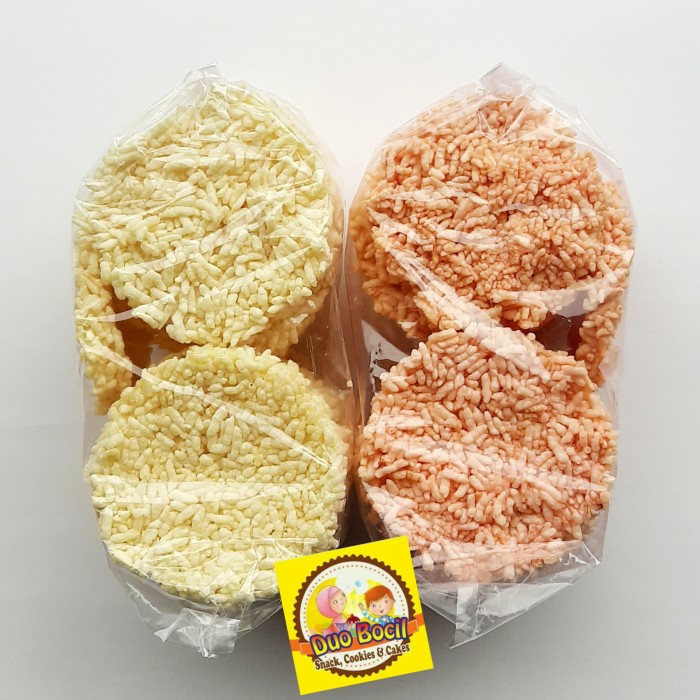 MURAH Rengginang Matang rasa Terasi, Bawang (isi 15 pcs)
