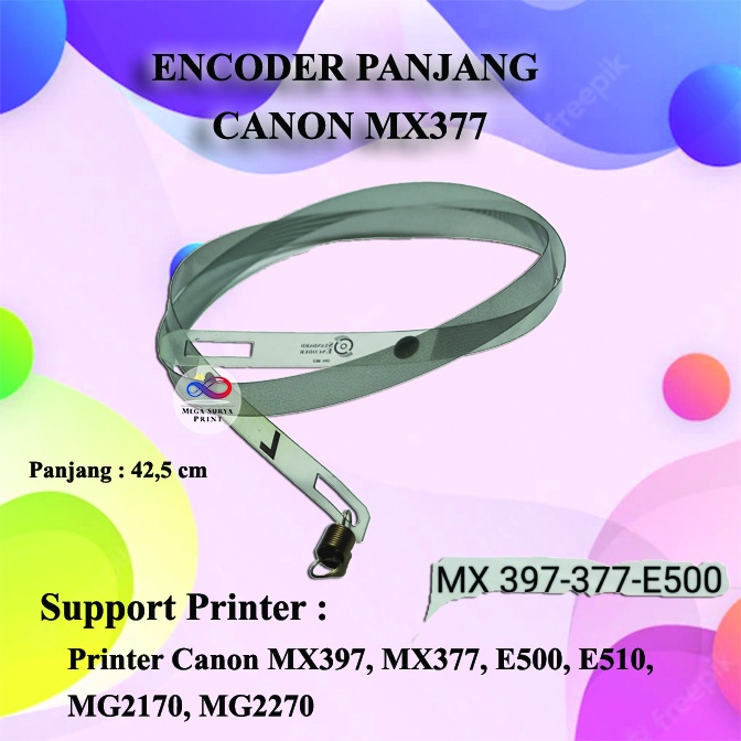 Encoder Panjang Canon MX397 MX377 E500 E510 MG2170 MG2270 Bekas Ori