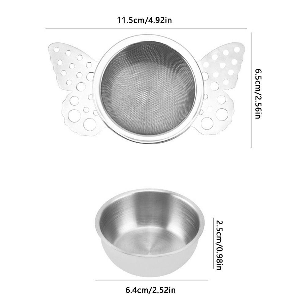 Preva Saringan Teh Teaware Portable Teapot Butterfly/Saringan Teh Bentuk Bunga