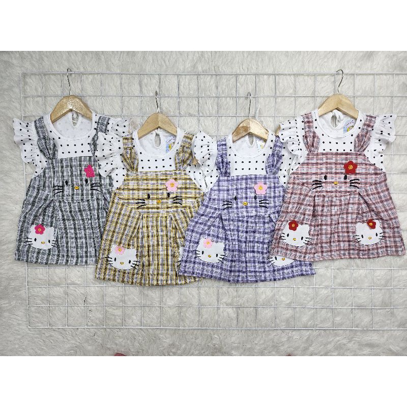 Baju bayi perempuan Dress hello kitty