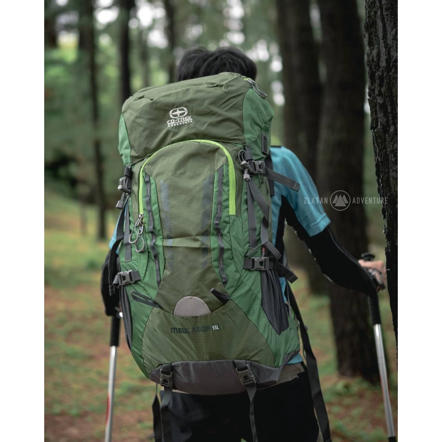 CO-TREK Tas Gunung / Tas Carrier Co-trek Meulaboh 55L Include Rain Cover Original