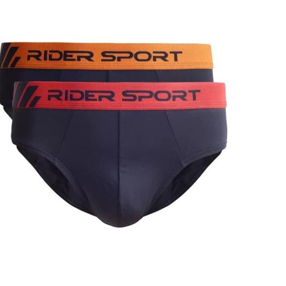 Rider Xtra Cool R791B Celana Dalam Pria Mini Brief - 2 pcs - Hitam, S