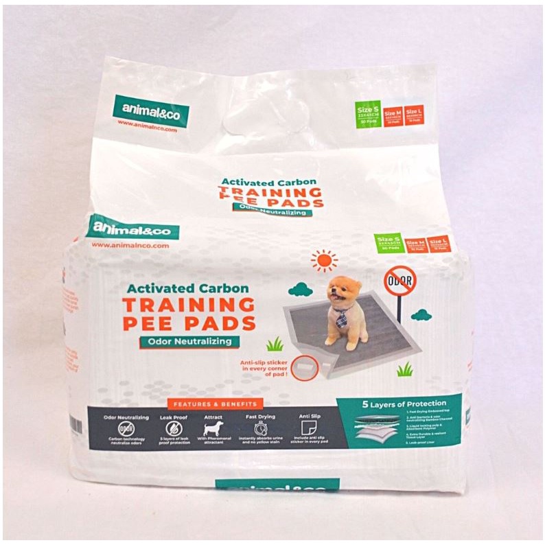 Animal&amp;Co Underpad SMALL Pee Pad 33x45CM 50PC Alas Kucing Anjing Hewan Kelinci perlak pipis kencing melahirkan