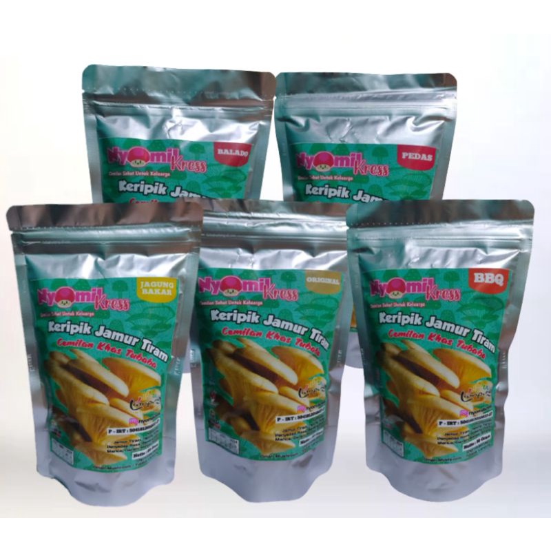 

Keripik Jamur Tiram Nyomil Kress | Cemilan Khas Tubaba