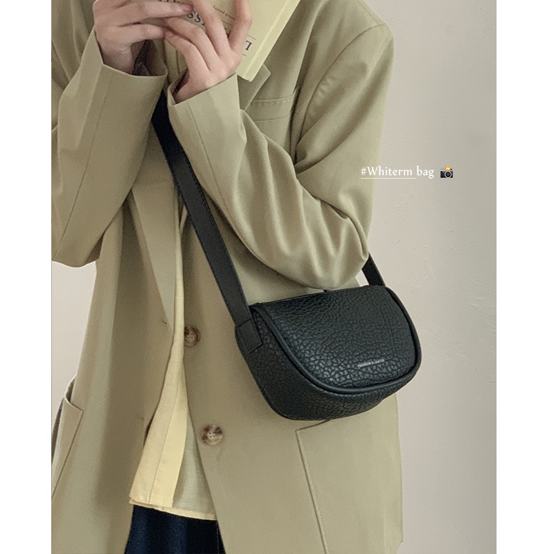 Suhao All-Match In Messenger Bag Wanita Musim Panas 2021 Baru Fashion Trendi Korea Tas Sadel Niche Tas Bahu Tali Bahu Lebar