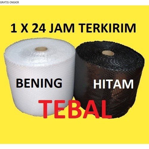 

BUBBLE WRAP 40CM X 50M/ 30CM X 50M /25CM X 50M HITAM BENING