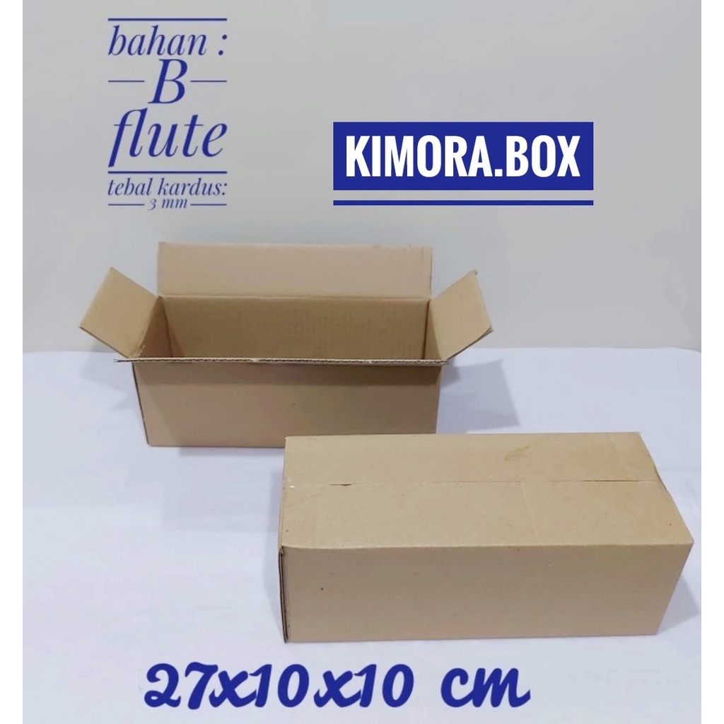 

Kardus karton uk. 27x10x10 cm Kotak Box SHEET/SINGLE WALL untuk packing Souvenir dll