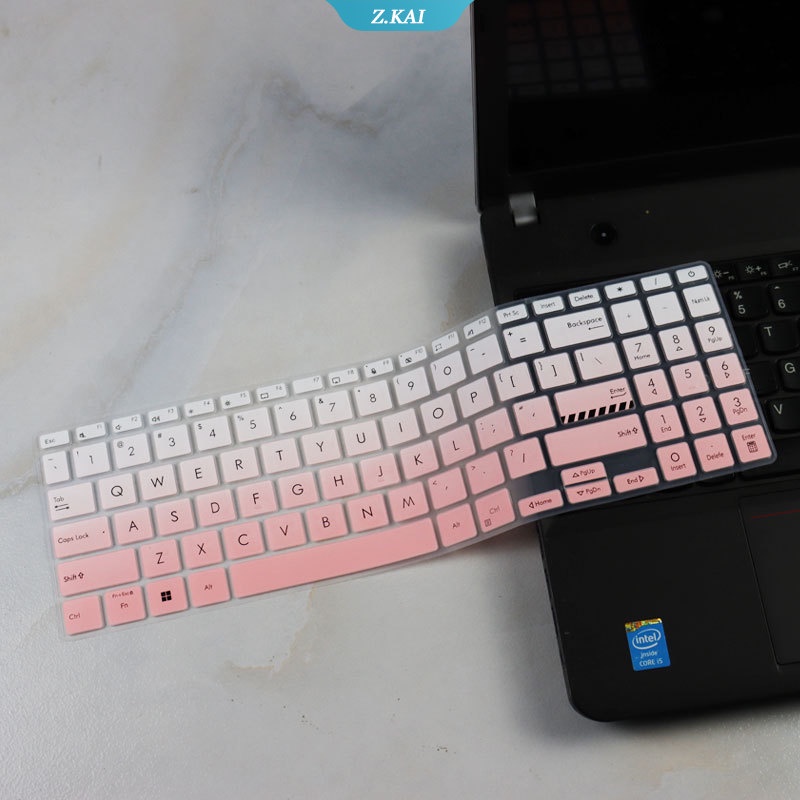 Case Pelindung keyboard Bahan Silikon Anti Air 15.6 &quot;Untuk ASUS notebook Komputer Vivobook M15021 K3502Z 15 / 16 2022