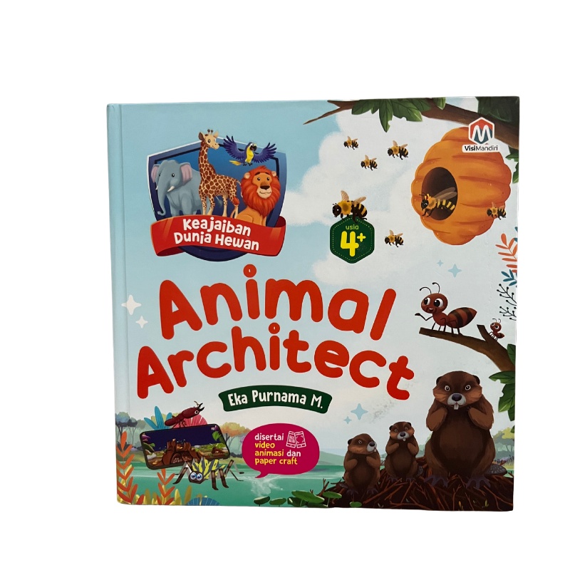 Buku sains pengetahuan anak | Animal architect | TK SD