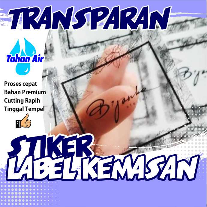 

CETAK STIKER LABEL KEMASAN TRANSPARAN / PRINT STIKER LABEL KEMASAN / STIKER LABEL MAKANAN MINUMAN / STIKER CUSTOM LABEL KEMASAN BOTOL MINUMAN / STIKER LABEL TRANSPARAN A3+ / PRINT STICKER LABEL CUSTOM / JASA PRINT STIKER LABEL KEMASAN MURAH / LABLE CUSTOM