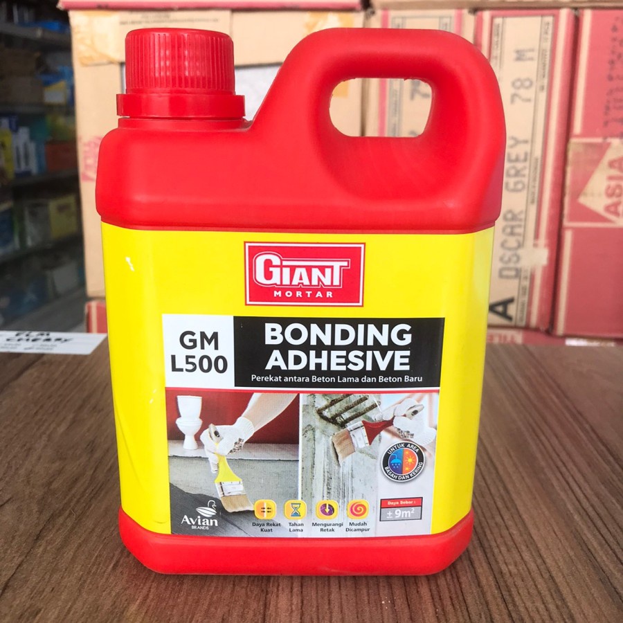 Giant mortar bonding adhesive perekat beton. lem beton lama ke beton baru