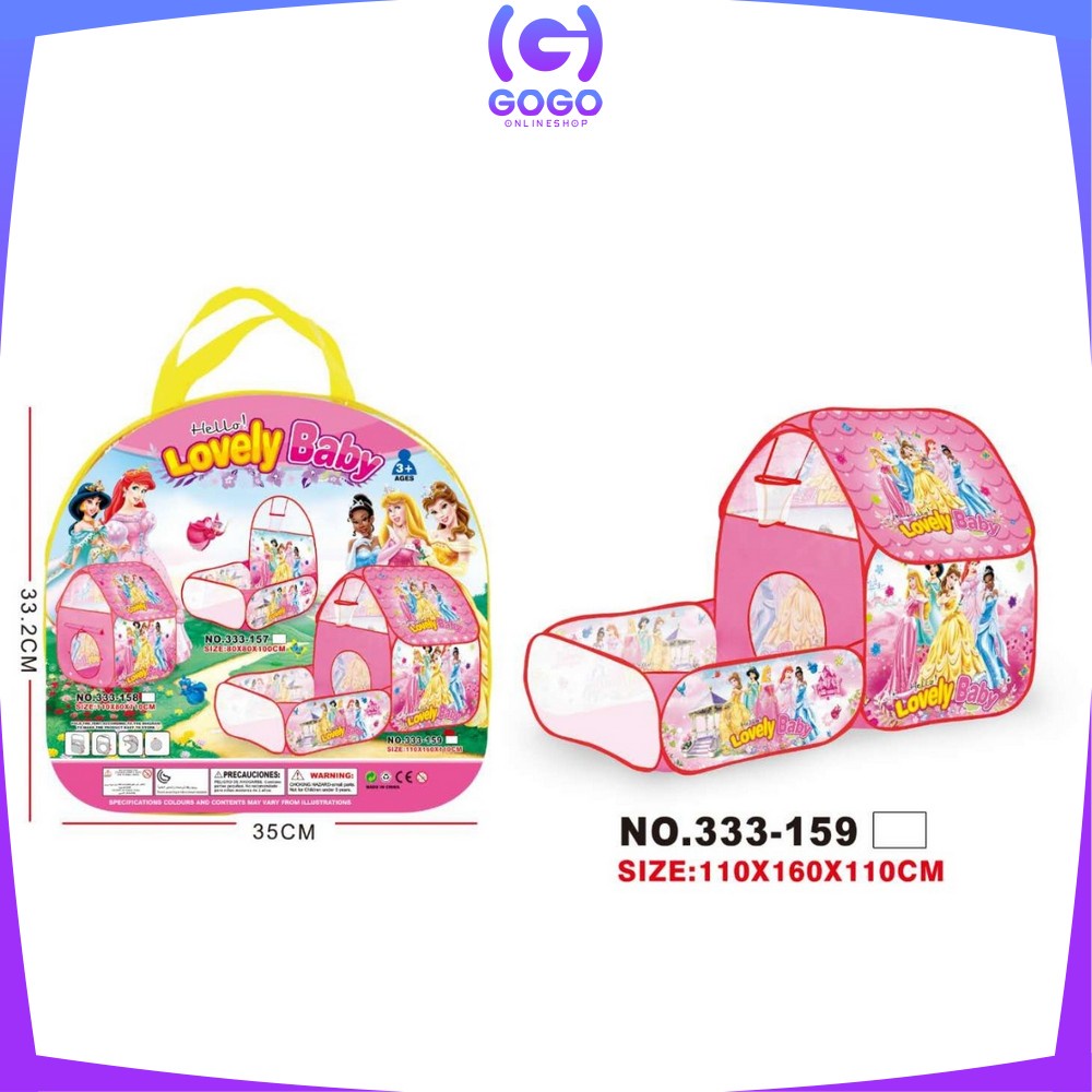 GOGO-M12 M113-114 Mainan Tenda Rumah Rumahan Anak Playground Playhouse Camping Anak / Tenda Mobil