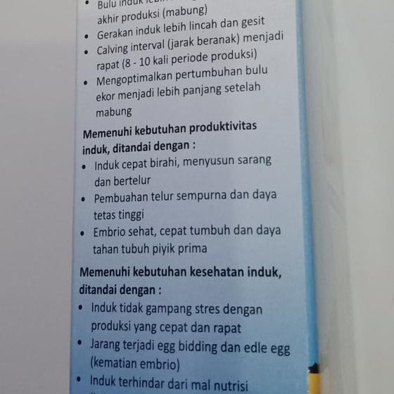 Voer Evolution Shama Food Breeding Pakan Ternak Murai Batu