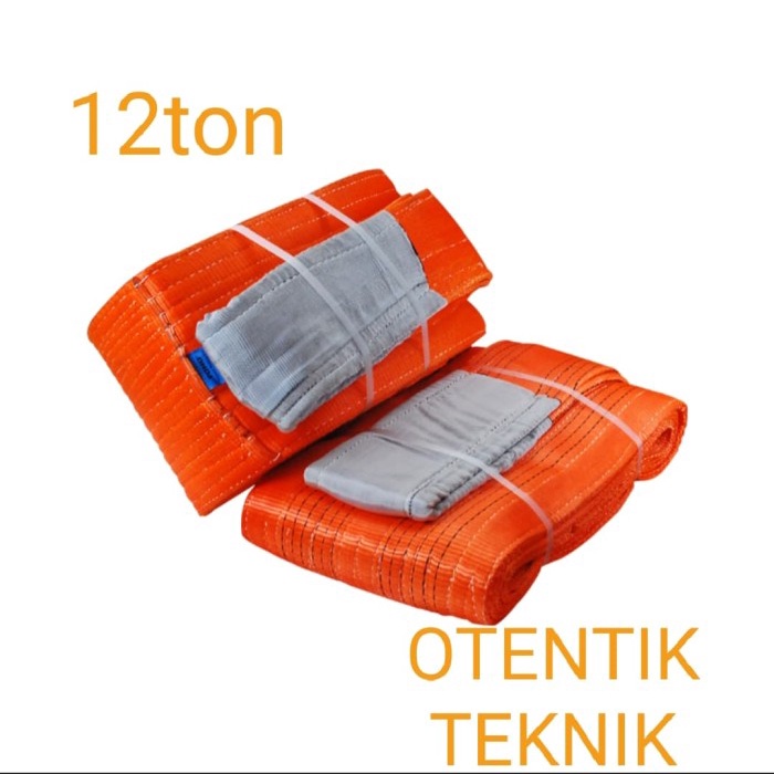 Webbing Sling Belt 12 Ton X 6 Meter - Tali Sabuk 12T X 6M - Webing
