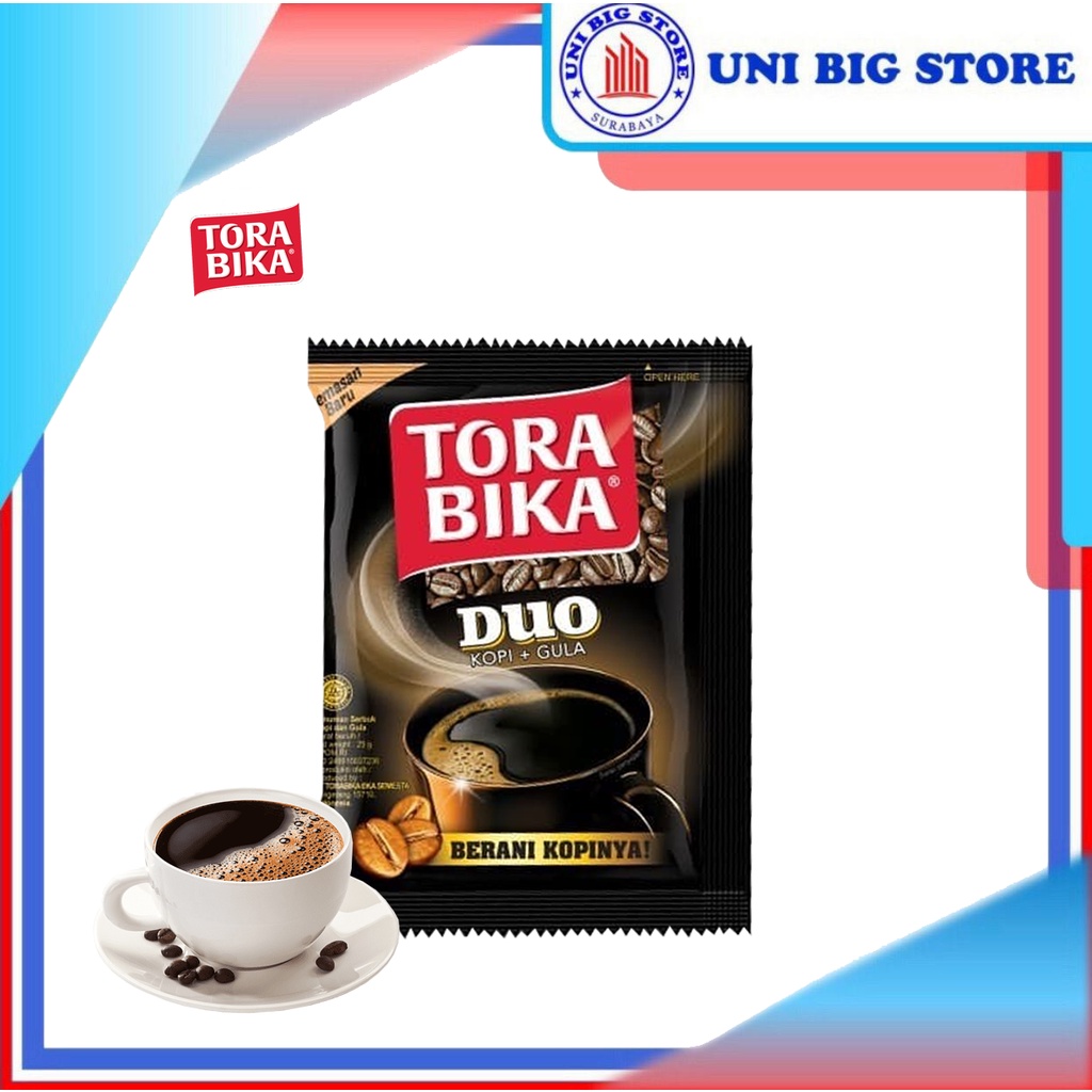 Jual Torabika Duo Kopi Tora Bika Coffee Gula 25 Gr X 10 Sachet