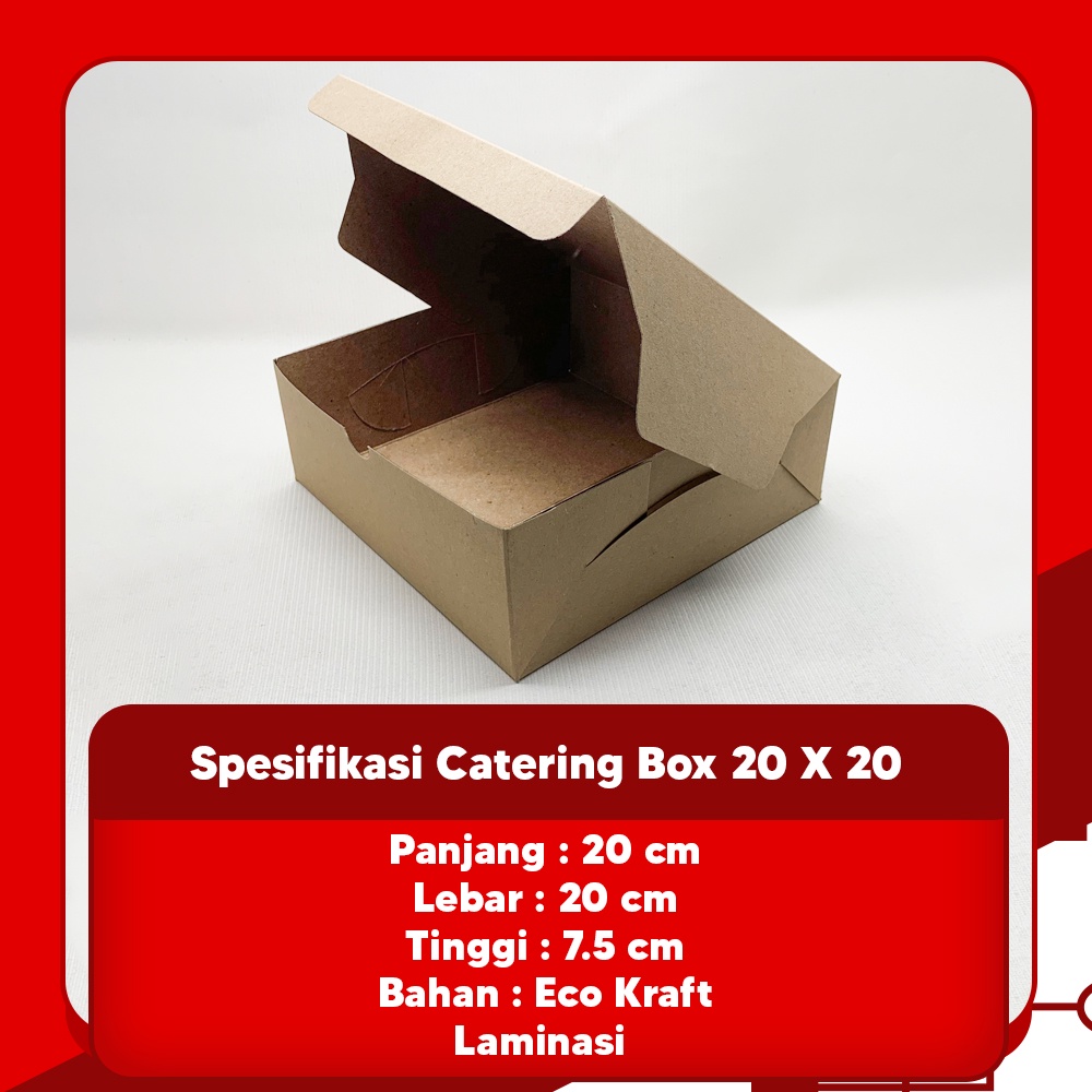 DUS BOX NASI DUPLEX - DUS BOX CATERING - DUS BOX ACARA UK 20 X 20