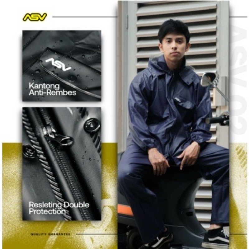 MANTEL HUJAN BAJU CELANA ASV TYPE 02 / RAINCOAT ASV 02