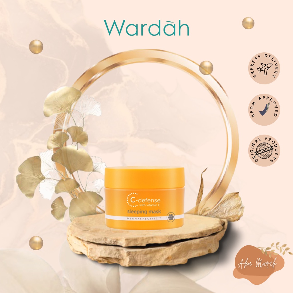 ✨ AKU MURAH ✨ Wardah C-Defense Sleeping Mask 30 g / Masker Wajah