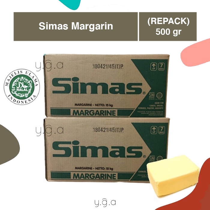 

SImas Margarine (REPACK) 500gr / Margarin