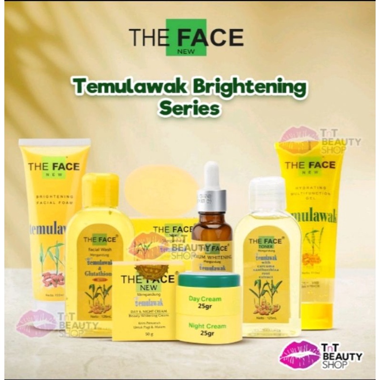 THE FACE Temulawak brightening BPOM 100%ORI