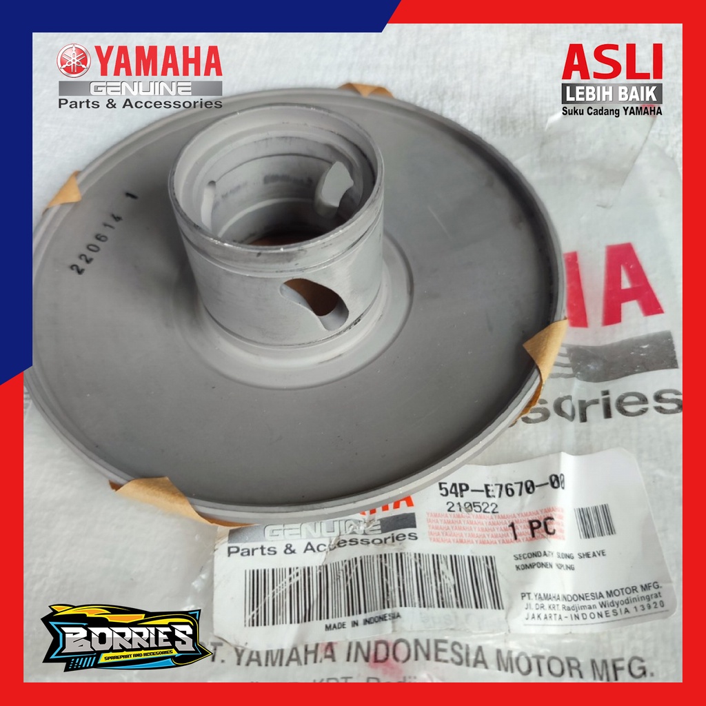 SECONDARY SLIDING PULY PULI PULLY PULLEY ATAS MIO J SOUL GT FINO FI XRIDE X RIDE 115 ORIGINAL YGP 54