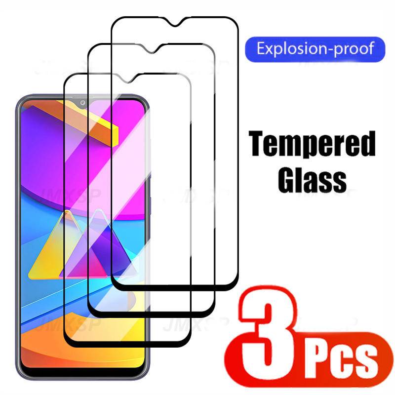 3pcs Tempered Glass Pelindung Layar Samsung Galaxy A02 A02s A12 A22 A32 A42 A52 A72 M42 4G 5G M02 M02s M12 M22 M52 M62