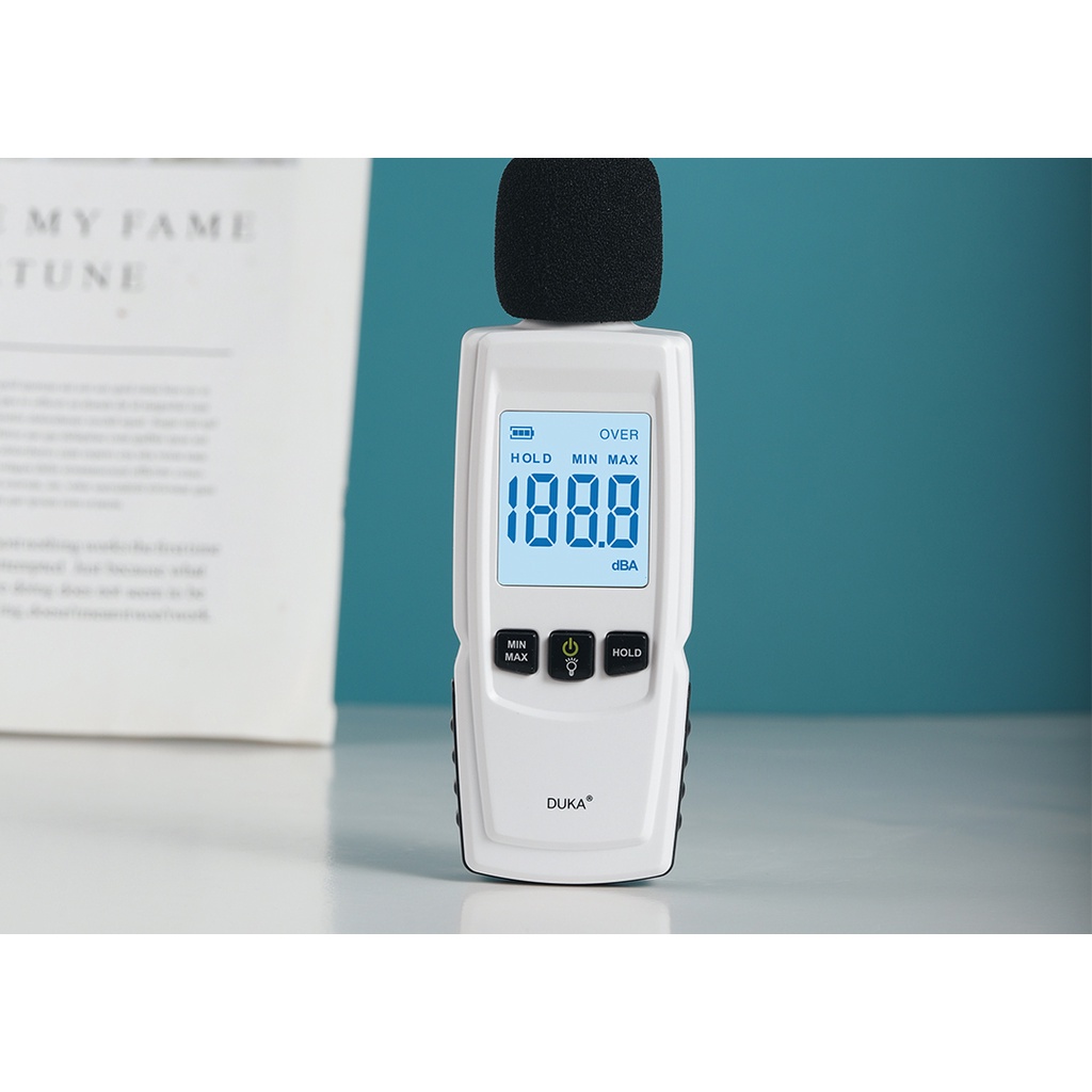 Youpin DUKA FB1 Sound Level Meter Digital Genggam DB Audio Tester 30-130dB Desibel Suara Desibelsinbels