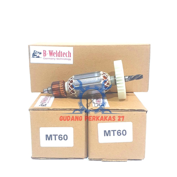 [BISA COD] B-Weldtech Armature / Angker Maktec Mt60 With Bearing / Perlengkapan Rumah Tangga Murah /