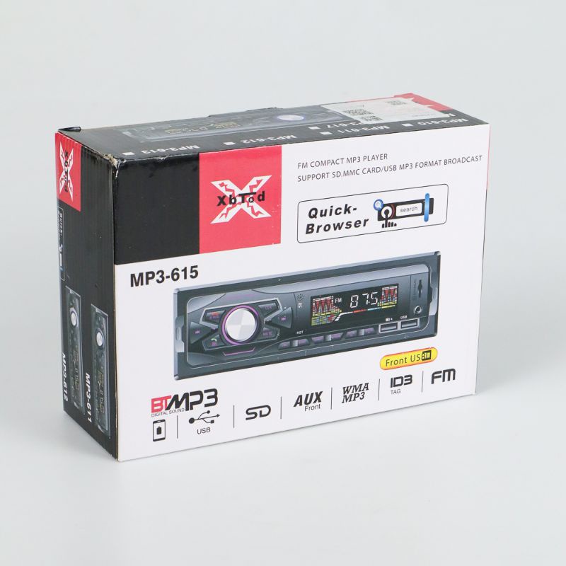 Taffware Tape Audio Mobil MP3 Player Bluetooth Wireless Receiver 12V - MP3-617