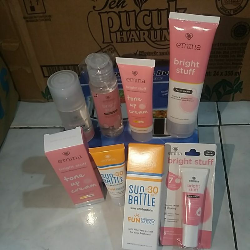 PAKET EMINA BRIGHT  STUFF SERIES