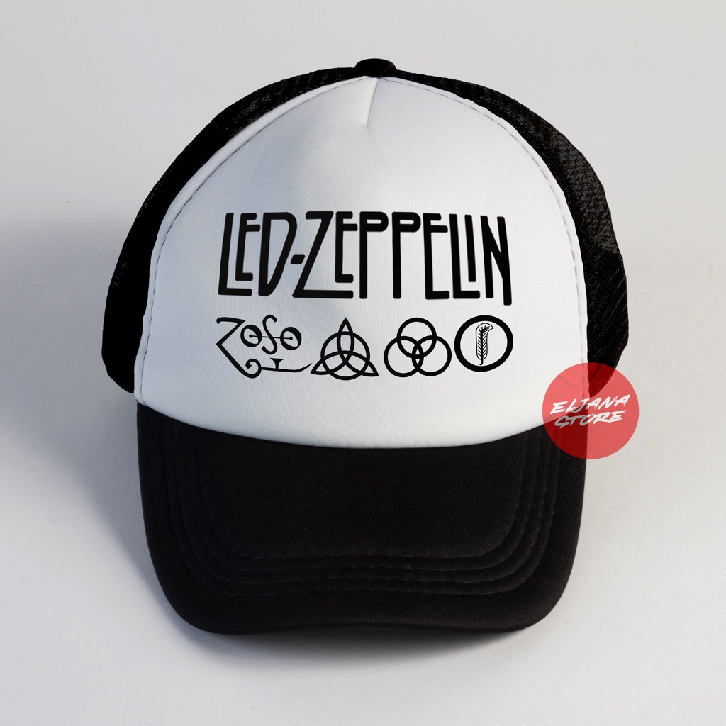 Topi Led Zeppelin / Topi Band / Led Zeppelin / Topi Jaring Distro / Topi Premium / Topi Sablon