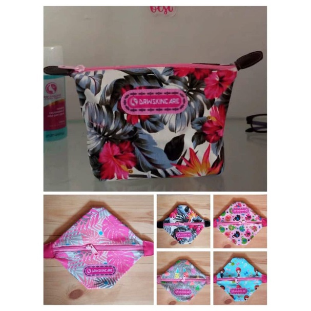 pouch drw skincare/ tas kosmetik/ aksesoris drw