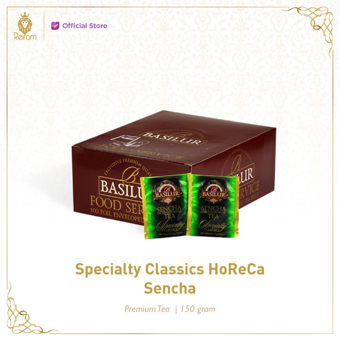 

TEH HIJAU - BASILUR - SPECIALTY CLASSICS SENCHA GREEN TEA - HORECA