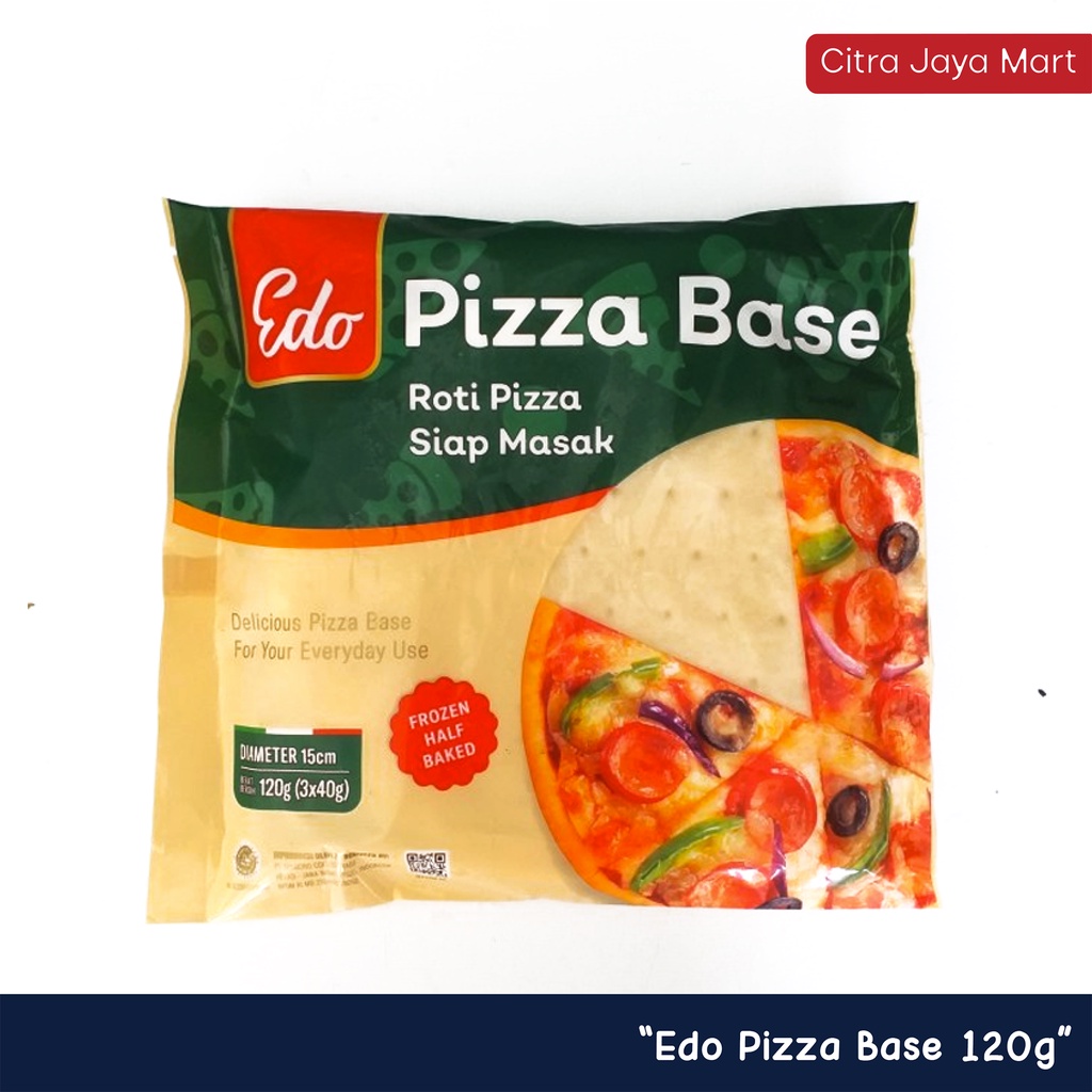 

Edo Pizza Base 120 G - Citra Jaya Yogyakarta