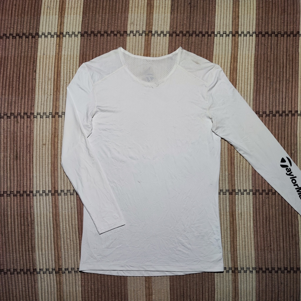 Kaos Golf Pria TAYLORMADE GOLF Long Sleeve Size L Second Preloved