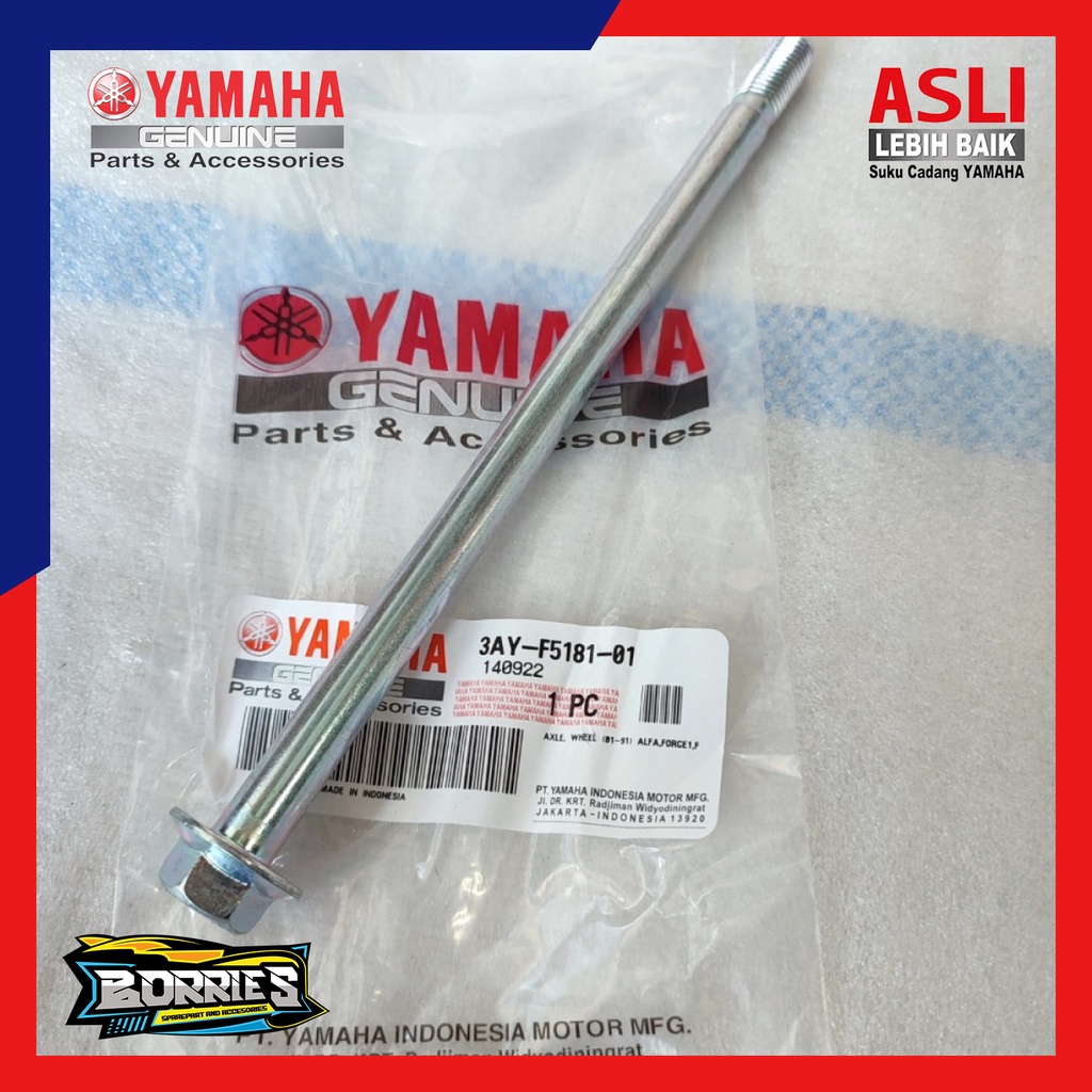 AS RODA DEPAN MIO SPORTY SMILE JUPITER MX 135 Z1 MX KING FINO XRIDE NUOVO 3AY-F5181-01