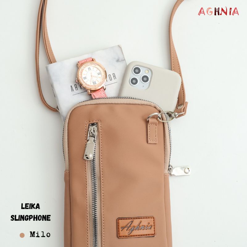 SLINGPHONE LEIKA CHOCOLY BY AGHNIA TAS HP WANITA