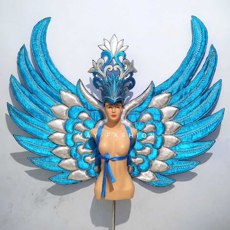 SET SAYAP KARNAVAL + HIASAN KEPALA