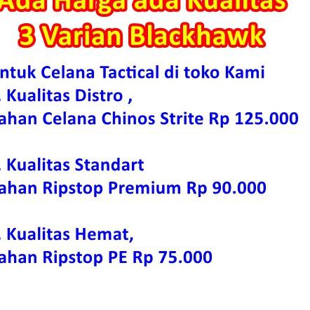 Terbaik CELANA TACTICAL  BLACKHAWK PREMIUM BUKAN MURAHAN TACTICAL TACTICAL BLACKHAWK BLACKHAWK