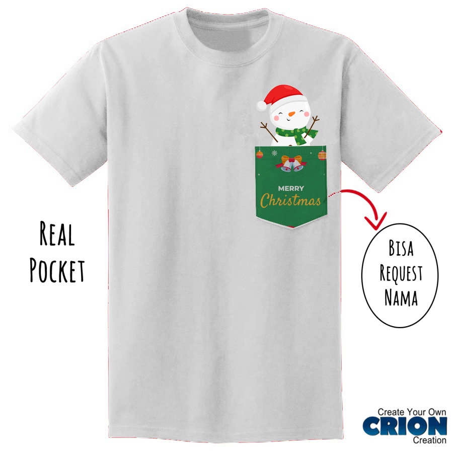 Kaos Natal Series Dengan Kantong Asli By Crion