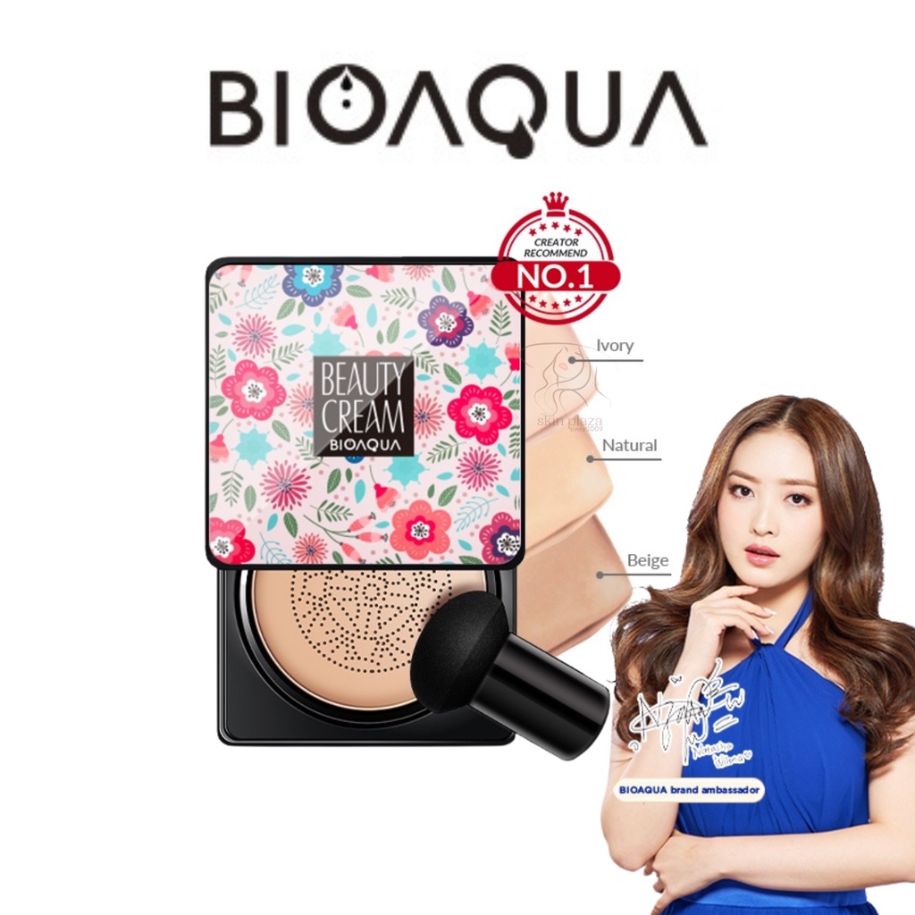 BIOAQUA BB Cushion Whitening Beauty Cream Waterproof Bedak Cushion 20gr BPOM