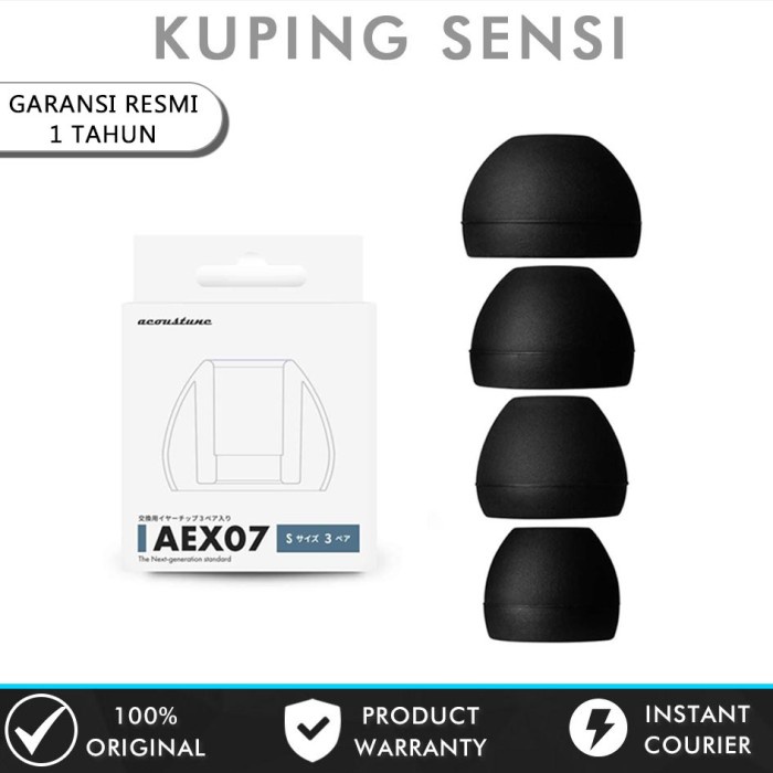 Acoustune AEX07 Premium Upgrade Silicone Eartips Karet Earphone