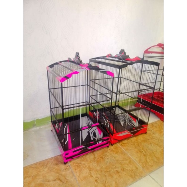 DECAL SANGKAR KOTAK KENARI NO.2 DAN 3