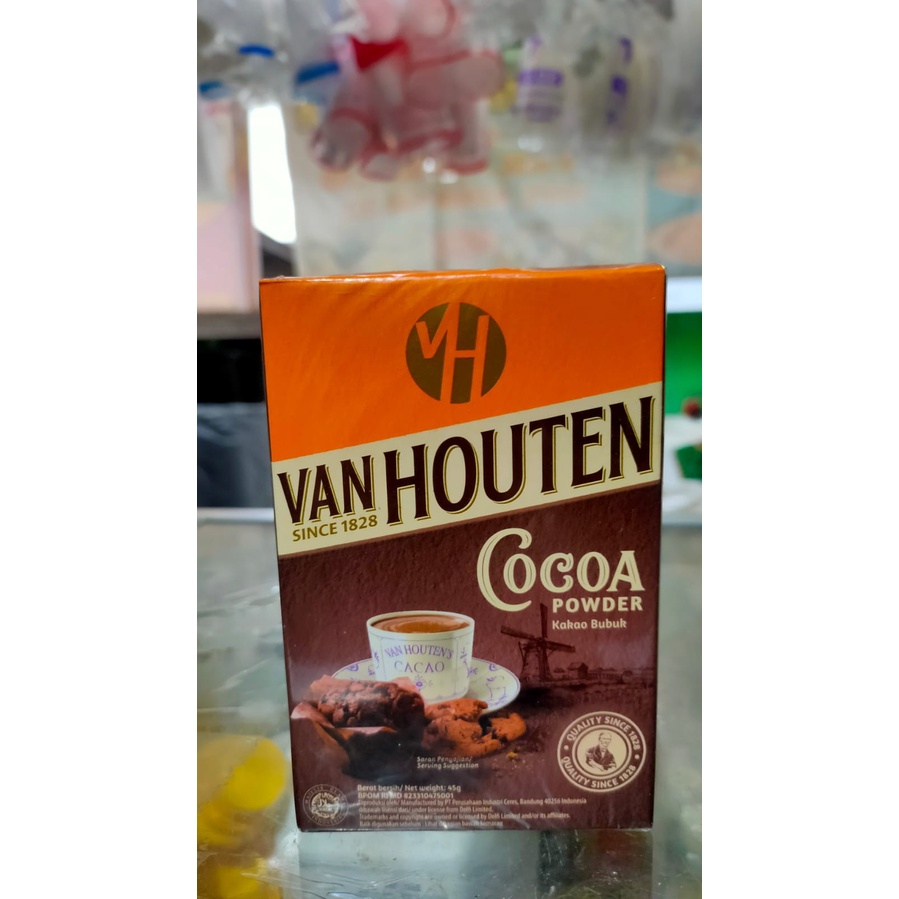 

VANHOUTEN COCOA POWDER 45gr COKLAT BUBUK VANHOUTEN