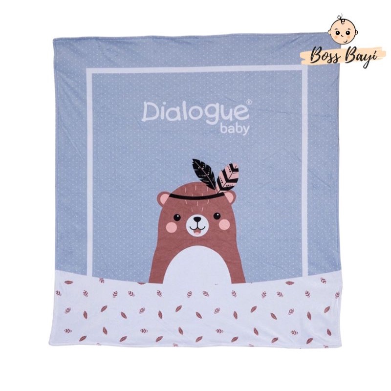 DIALOGUE BABY Blanket Bearie Series - DGB3310 / Selimut Bayi Fleece