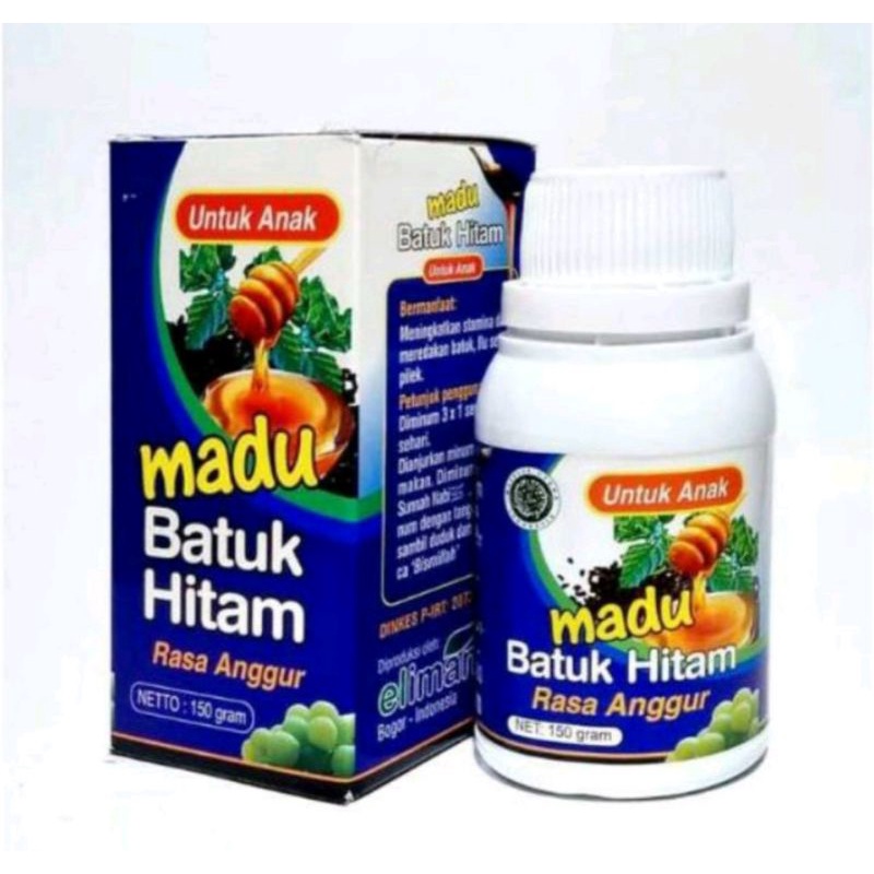 

Madu Batuk Eliman Anak Rasa Anggur 150gr - Madu Batuk Eliman