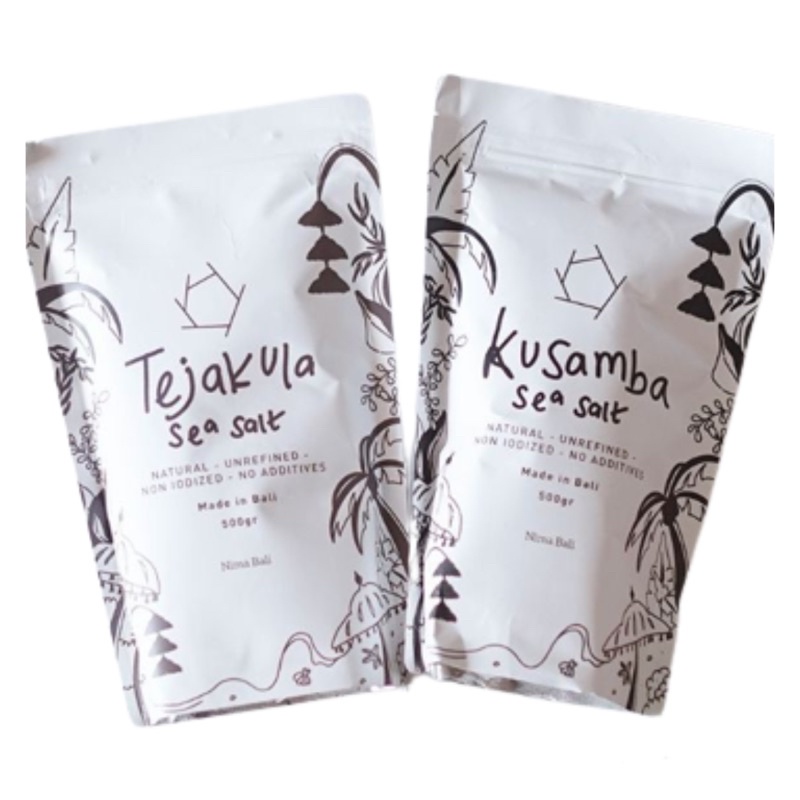 

Nima Bali - Garam laut asli Kusamba Tejakula Sea salt tanpa proses - Natural Sea salt 500gr