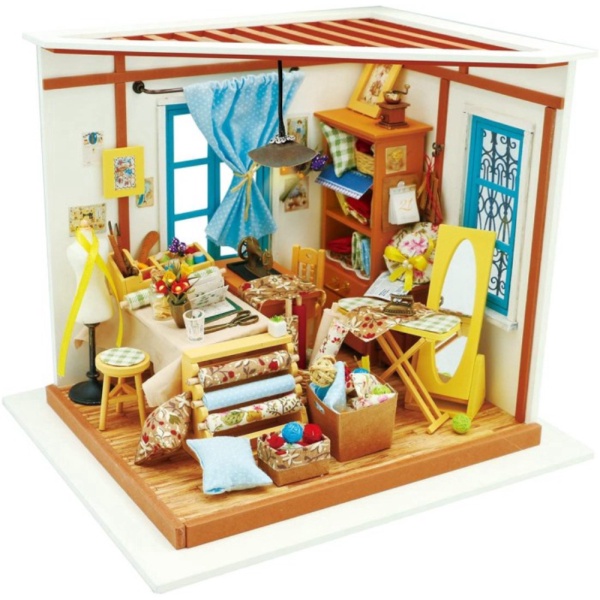 

Dijual Mainan Anak DIY / Miniatur Miniature House Set Model Home Decor Toy - Paint Art House Limited